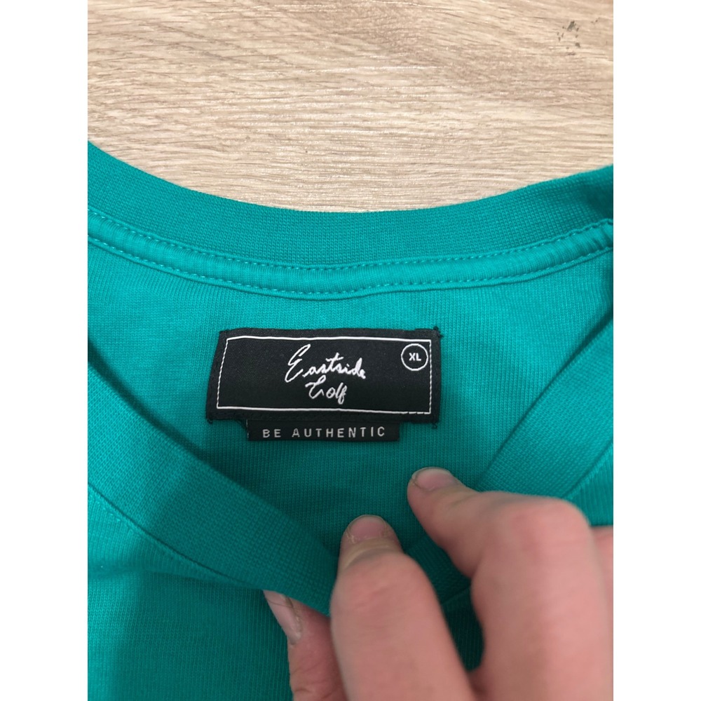 Eastside Golf Long Sleeve Shirt Mens XL Green Graphic Print Change 1961 Logo - Picture 3 of 12